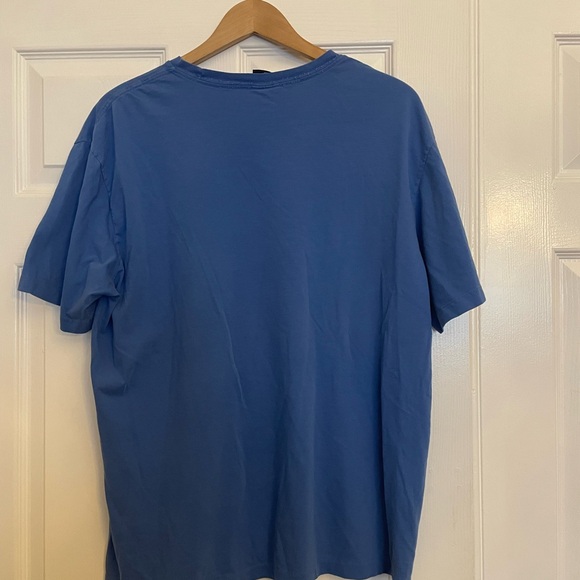 Men’s Polo T-Shirt. Color is Blue. Size Large - Picture 2 of 4